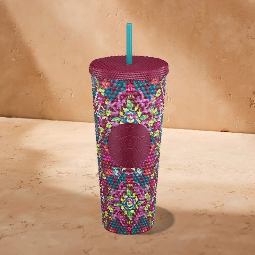 Starbucks Floral Bling Cold Cup 24oz
